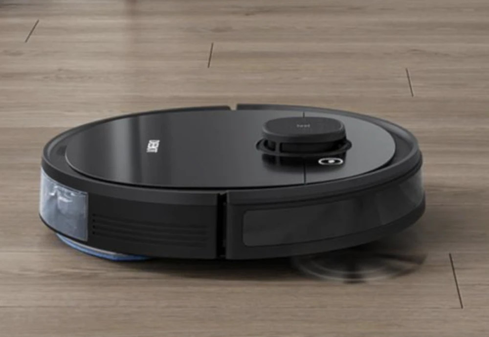 robot vacuum cleaner with mop self-empty base